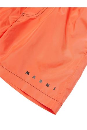 seam-pocket swim shorts MARNI KIDS | M01718M00SD0M436